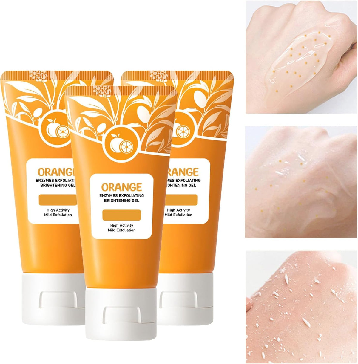 Orange Enzyme Exfoliating Gel For Whitening