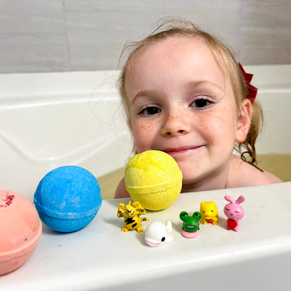 Bath Bombs for Kids with Surprise Toys Inside