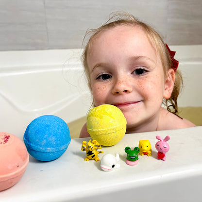 Bath Bombs for Kids with Surprise Toys Inside