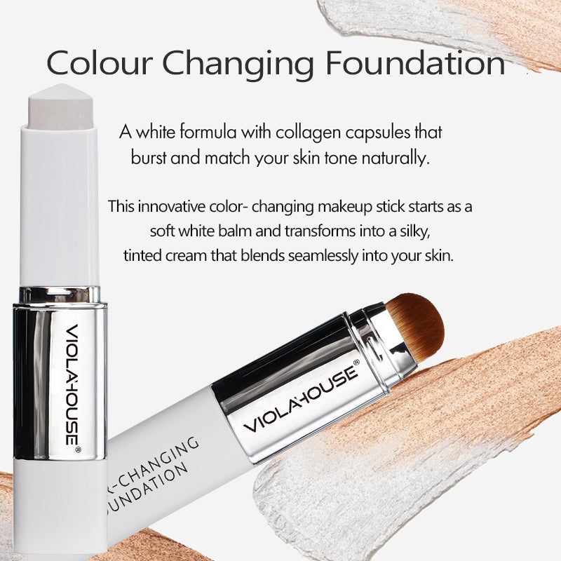 Korean Waterproof Foundation Stick with Brush