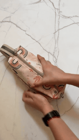 Multi  Zipper Pencil Pouch