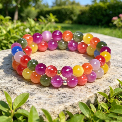 Rainbow UV Reactive Bracelet