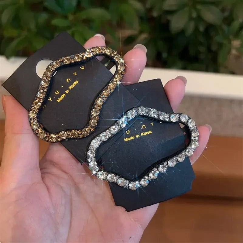 Women Hairpin Full Diamond Cloud Shaped