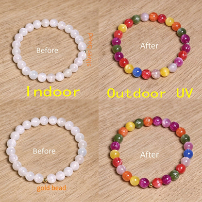 Rainbow UV Reactive Bracelet