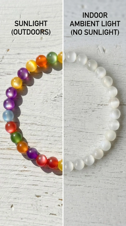 Rainbow UV Reactive Bracelet