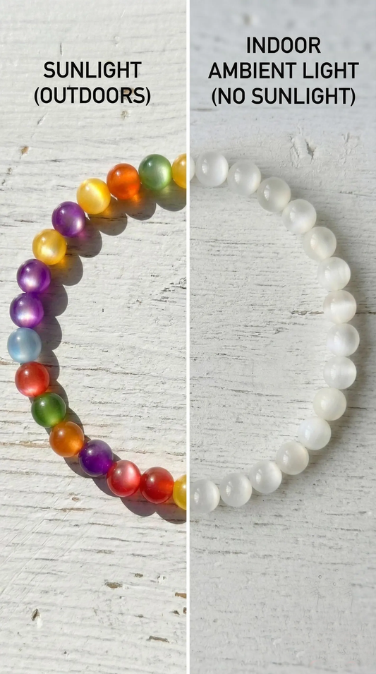 Rainbow UV Reactive Bracelet