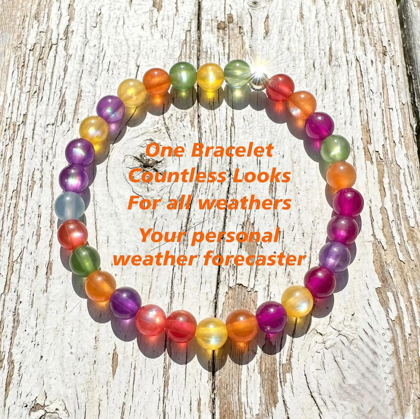 Rainbow UV Reactive Bracelet