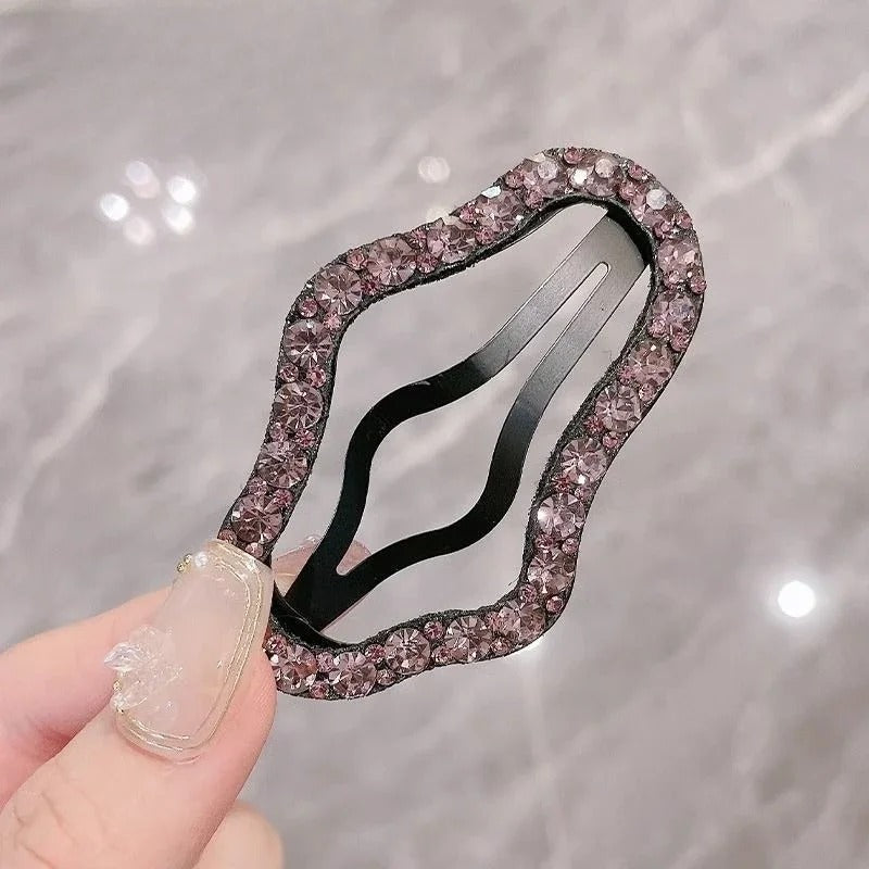 Women Hairpin Full Diamond Cloud Shaped