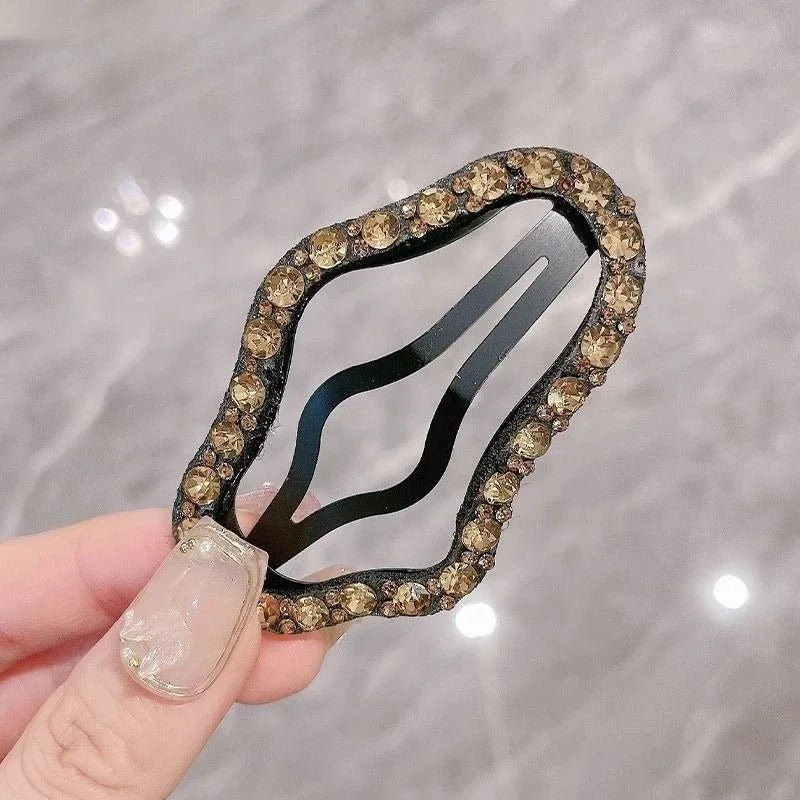 Women Hairpin Full Diamond Cloud Shaped